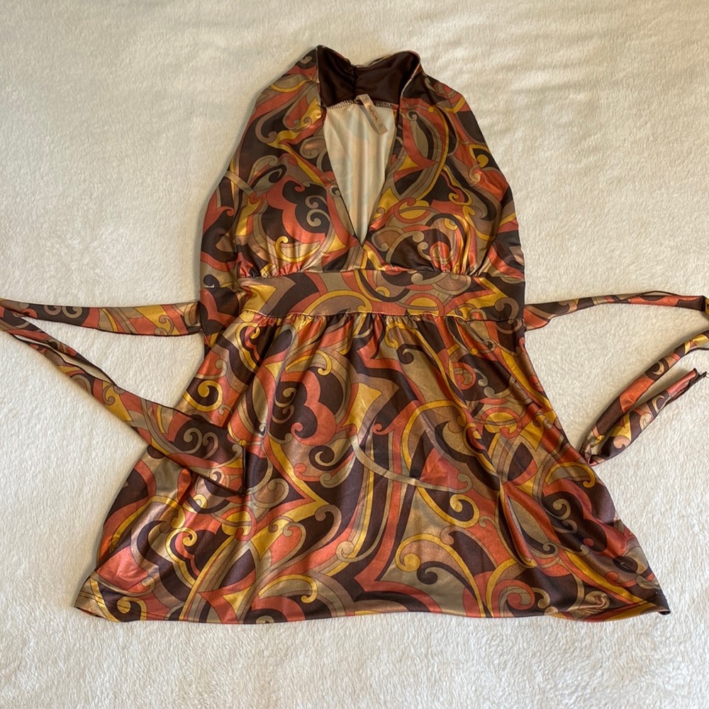 Papaya vintage clubbing top